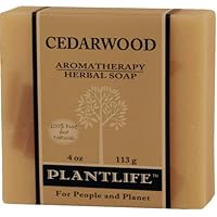 Cedarwood 100% Pure & Natural Aromatherapy Herbal Soap- 4 oz