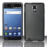 Samsung Infuse 4G Accessory - Carbon Fiber Design Protective Hard Case Cover for AT&T + Free Magic Soil Crystal Gift