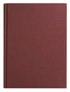 Griff Faux Leather Journal Diary, Embossed Diamond Pattern, Lined, Brown, 8x10"