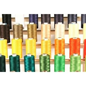 58-LARGE-SPOOLS-of-ALL-PURPOSE-Polyester-Sewing-Quilting-Serger-threads-880Yards