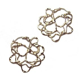 Click here to buy Gold Peony Earrings by Ema Takahashi.