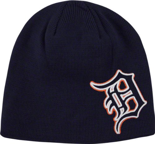Detroit Tigers '47 Brand Navy Mammoth Beanie Knit Hat