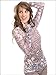 Kavio! Junior BurnOut Checkered Flower Sublimation Crew Neck Long Sleeve