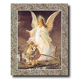 Guardian Angel With Children On Bridge Religious #2 Home Decor Wall Picture 16x20 Art Print