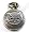 Owl Bronze Pocket Watch long Necklace vintage retro jewellery pendant Quartz, with velvet pouch