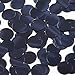 Round Flat Sequin 30mm Royal Navy Blue Metallic. Couture Paillettes. Made in USA