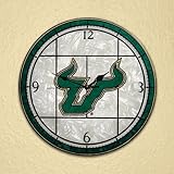 South Florida Bulls Glass Wall Clock