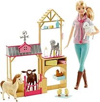 Barbie Careers Farm Vet Doll & Playset
