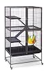 Prevue Hendryx 485 Pet Products Feisty Ferret Home with Stand, Black Hammertone