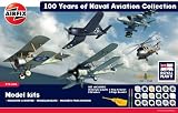 Airfix Military Air Power Royal Navy Fleet Air Arm 100th Anniversary of Naval Aviation  A50105 1:72 Scale 5 Model Gift Set with Paints, Glue and Brushes