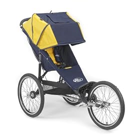 Baby Jogger 2008 Performance 20" Single Stroller - Navy/Yellow