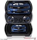 PSPgo Skin and Screen Protector Kit 2010 Chevy Camaro Aqua - White Stripes  ....