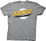 The Big Bang Theory Bazinga! Men's T-shirt, Grey