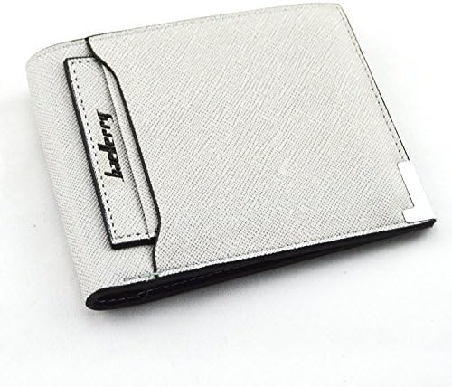 IU COMP BAELLERRY Men's Removable Card Bifold Wallet,Gray Transverse