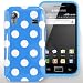 from AIO AIO Polka Dots Gel Case For Samsung Galaxy Ace S5830 With Film - Blue