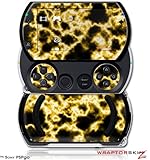 PSPgo Skin and Screen Protector Kit - Electrify Yellow fits Sony PSP go