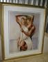 Jeff Hall Silky Smooth Love framed Art Print 26"x31"