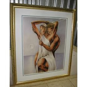 Jeff Hall Silky Smooth Love framed Art Print 26x31 by Jeff Hall (Artist)
