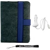 Amazon Kindle Melrose Canvas Cover (Fits 6" Display, 2nd Generation Kindle Only) + Indlues a 4-Inch Determination Hand Strap + Rapid Car Charger (micro USB)