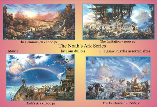 Detail image Sunsout Noah's Ark Boxed Set Tom Dubois 1000 Piece Jigsaw Puzzle