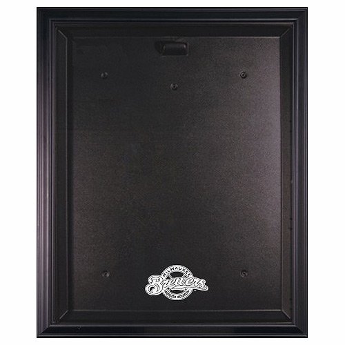 Mounted Memories Milwaukee Brewers Black Framed Logo Jersey Case