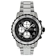 Invicta Men's 6000 Pilot Collection Stainless Steel Chronograph Watch 