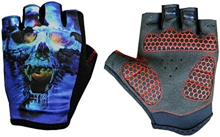 Happy Hours® 2015 Newest Half-finger Non-slip Gloves Outdoor Sports Cycling Bike Bicycle Cycle Traveling Fitness 3D GEL Pad Shockproof Anti-skid Silicone Size L, 3 Sizes Available