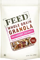 Feed Whole Grain Granola Cranberry Coconut Crunch, 12-Ounce Bags (Pack of 6)