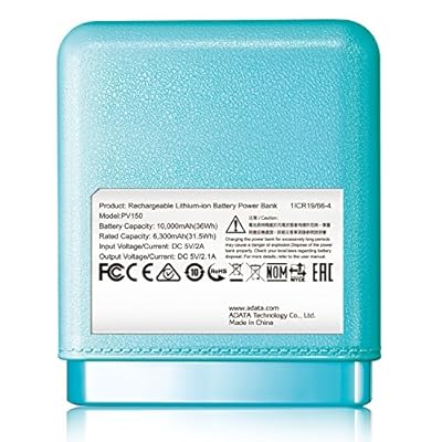 Adata Powerbank PV150 10000mah Blue For Tablets, Mobiles