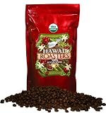Exclusive USDA Certified Organic 100% Kona Coffee, Dark Roast, Whole Bean, 1 Lb