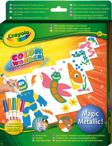 Imagen 1 de Crayola 55525 - Papel Efecto Metálico Color Wonder
