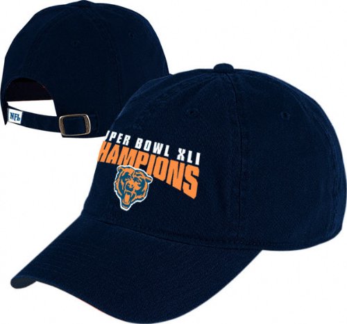 Chicago Bears Super Bowl XLI Champions Achilles Adjustable Hat