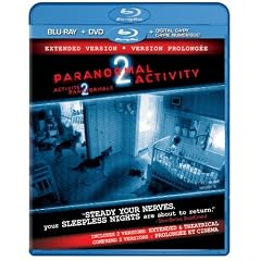 Paranormal Activity 2 BD/DVD/ w Digital Copy Combo Pack Unrated Director's Cut [Blu-ray]