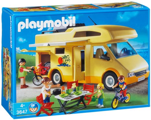 Childrens Toyshop  Toys : Playmobil 3647 Family Camper