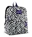 Jansport Backpack Superbreak Black & White Zebra for School Work or Play