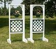 Hanging Basket Lattice Bottom Wing Standards Horse Jumps