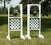 Hanging Basket Lattice Bottom Wing Standards Horse Jumps