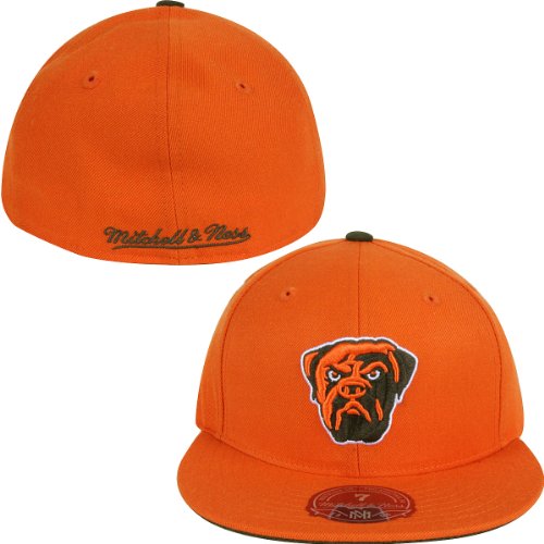 Mitchell & Ness Cleveland Browns Thowback Alternate Logo Fitted Hat 7 1/2