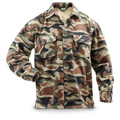 Guide Gear Fleece-lined CPO Shirt Plaid