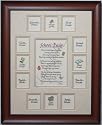School Days Years Photo Picture Mat and Frame 11x14 Taupe