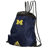 adidas Michigan Wolverines Navy Blue Wordmark Gym Sack