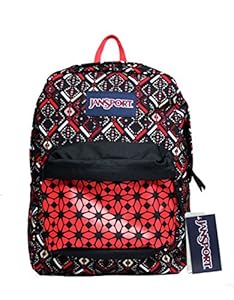 Jansport Superbreak Coral Dusk Tribal Mosaic