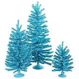 12/18/24 Sky Blue Mini Christmas Tree Set w/ 391T