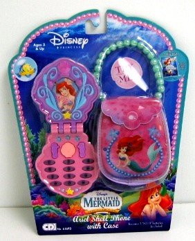 Childrens Toyshop  Toys : Disney Princess The Little Mermaid Cell Phone Toy w/ Case