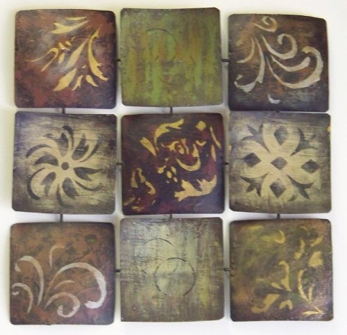 Abstract Tin Wall Art Hanging Modern Metal