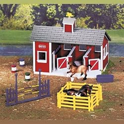 Breyer Stablemates Little Red Stable Set