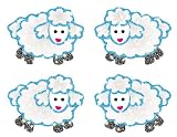 Lambs Dazzle Stickers