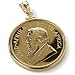 22K / 14K Gold 1967 1oz Krugerrand Coin Pendant