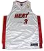Dwyane Wade Autographed/Hand Signed Jersey Authentic White Championship Miami Heat Jersey