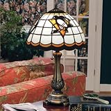 Pittsburgh Penguins NHL Stained Glass Table Lamp